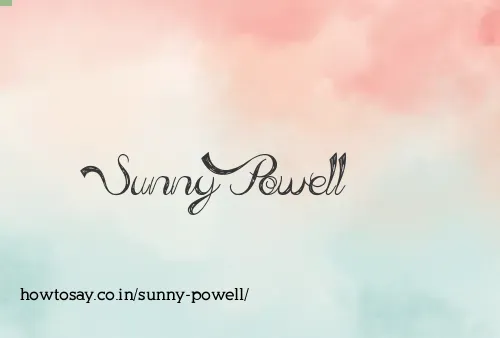 Sunny Powell