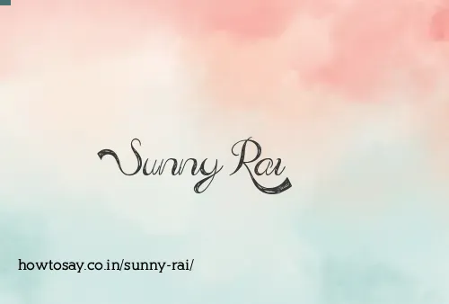 Sunny Rai