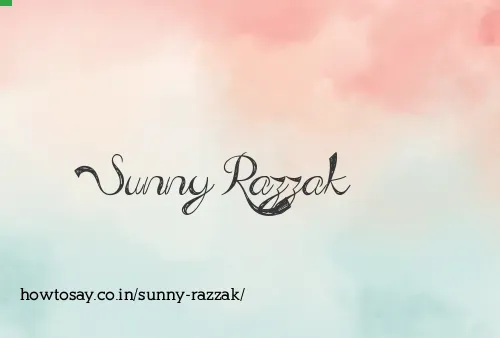 Sunny Razzak