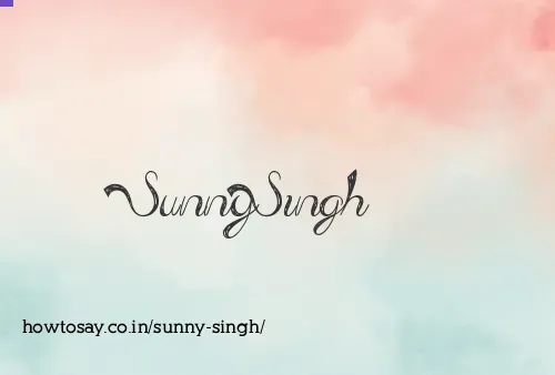 Sunny Singh
