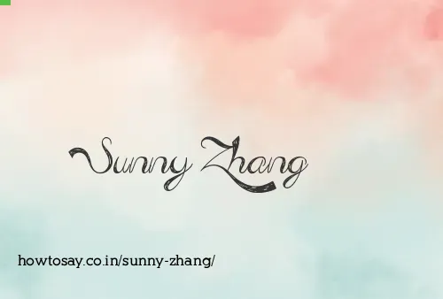 Sunny Zhang