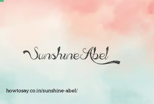 Sunshine Abel