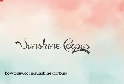 Sunshine Corpus