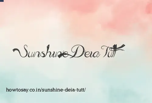 Sunshine Deia Tutt