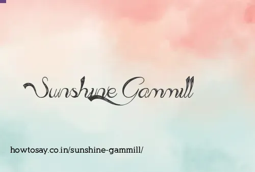 Sunshine Gammill