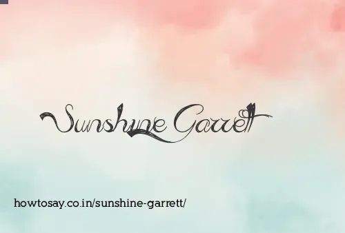 Sunshine Garrett