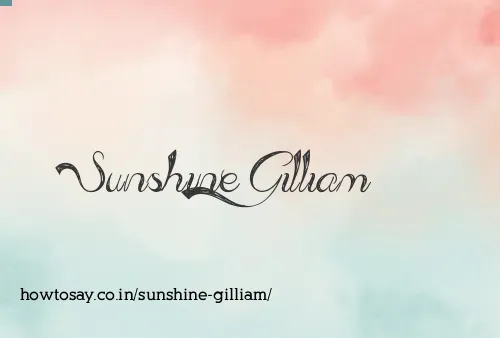 Sunshine Gilliam