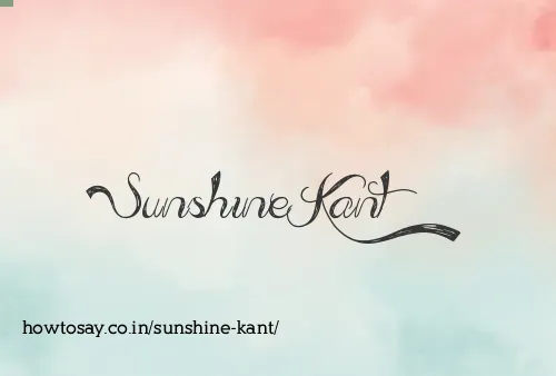 Sunshine Kant