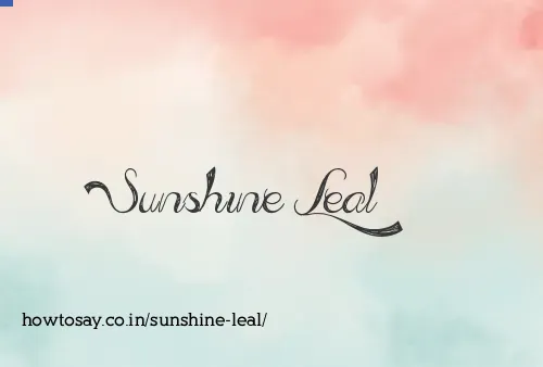 Sunshine Leal