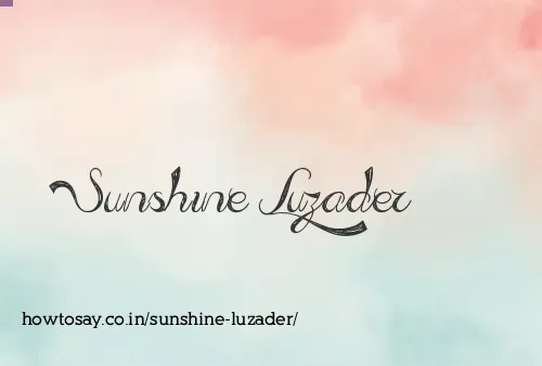 Sunshine Luzader