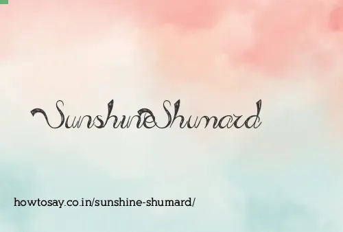 Sunshine Shumard