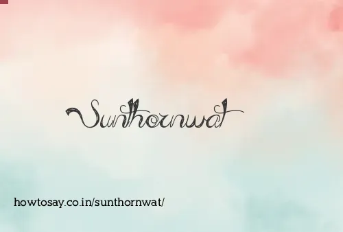 Sunthornwat
