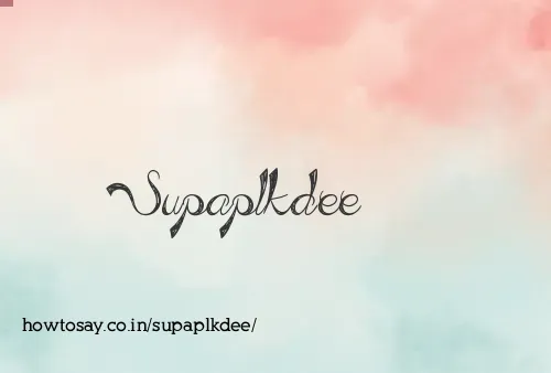 Supaplkdee