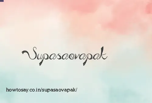 Supasaovapak