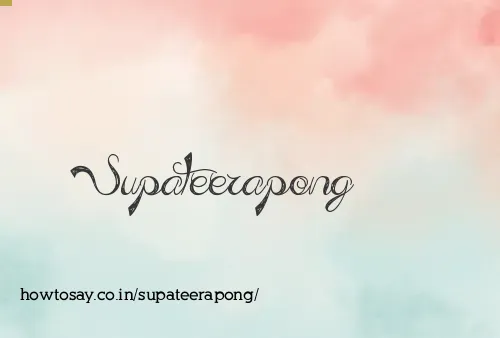 Supateerapong