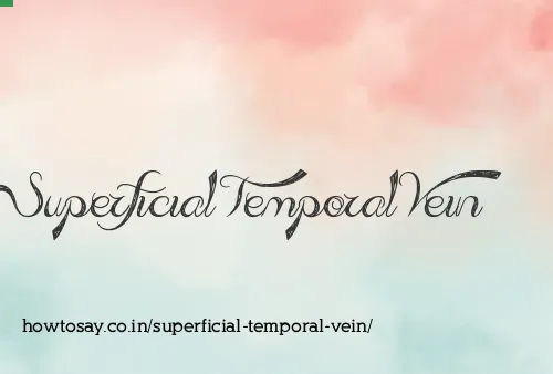 Superficial Temporal Vein