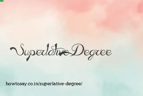 Superlative Degree