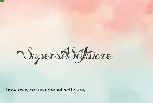 Superset Software