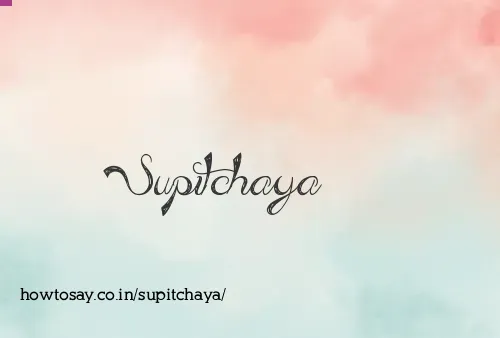Supitchaya