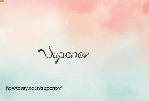 Suponov