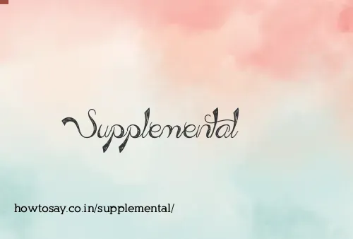 Supplemental