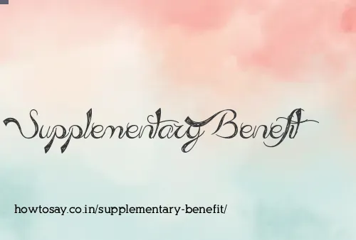 Supplementary Benefit