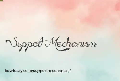 Support Mechanism