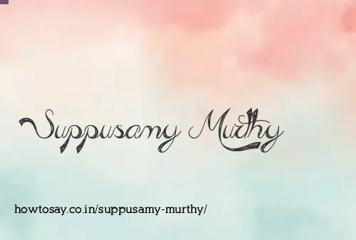 Suppusamy Murthy