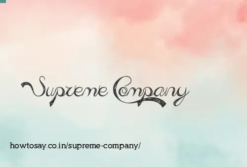 Supreme Company