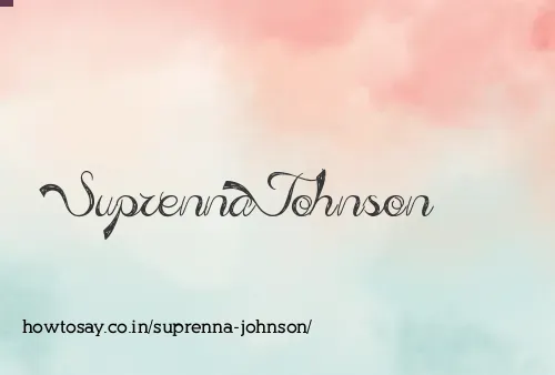 Suprenna Johnson