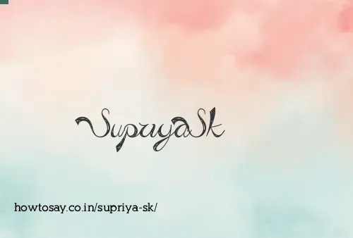 Supriya Sk