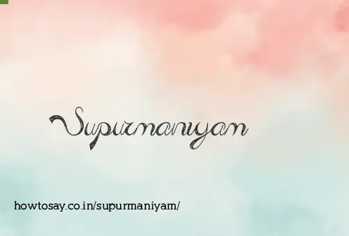 Supurmaniyam
