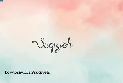 Suqiyeh