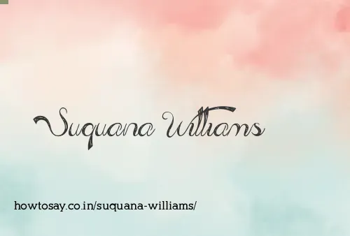 Suquana Williams