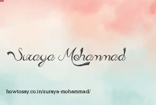Suraya Mohammad