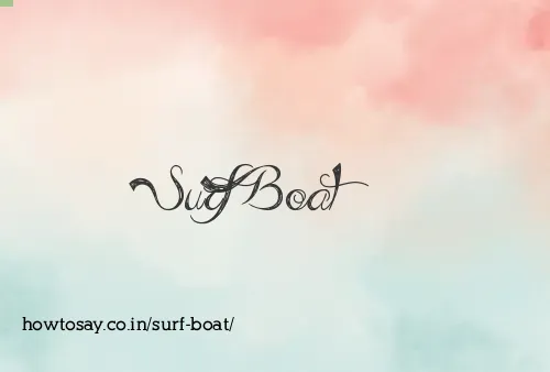 Surf Boat