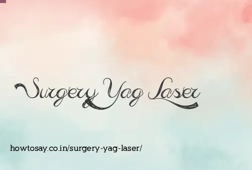 Surgery Yag Laser