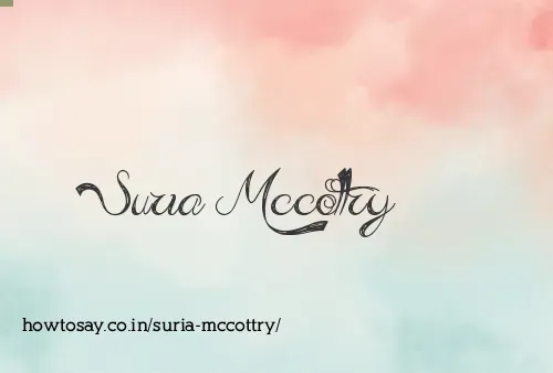 Suria Mccottry