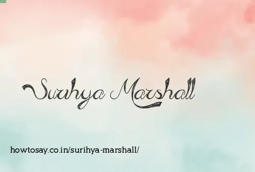 Surihya Marshall