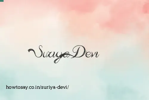 Suriya Devi