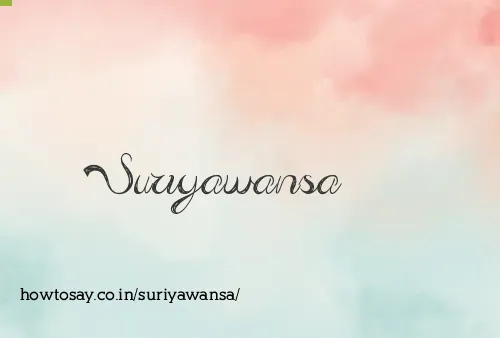 Suriyawansa