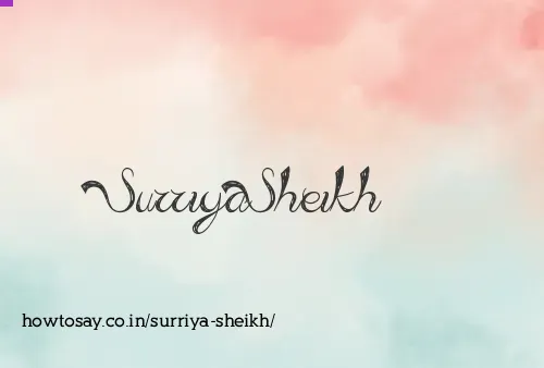 Surriya Sheikh