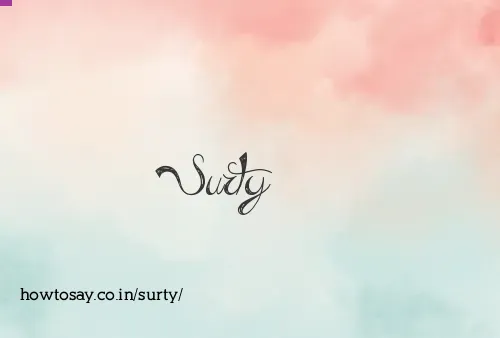 Surty