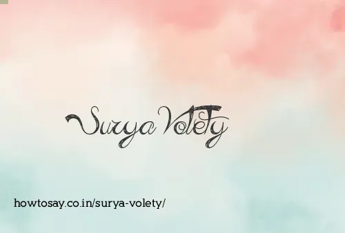Surya Volety