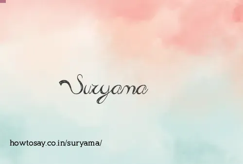 Suryama