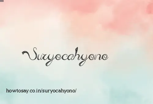 Suryocahyono