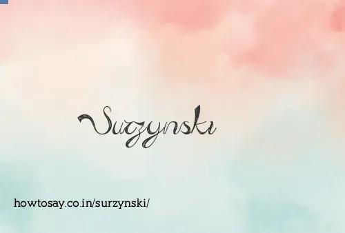 Surzynski