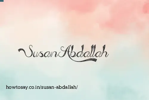Susan Abdallah
