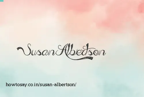Susan Albertson