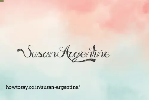 Susan Argentine